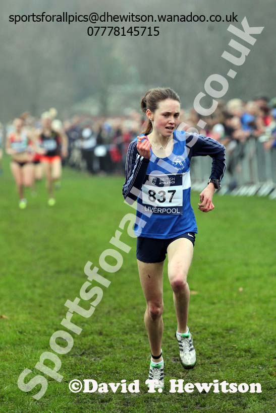 Senior women's European Cross Country Trials, Sefton Park, Liverpool. Photo: David T. Hewitson/Sports for All Pics